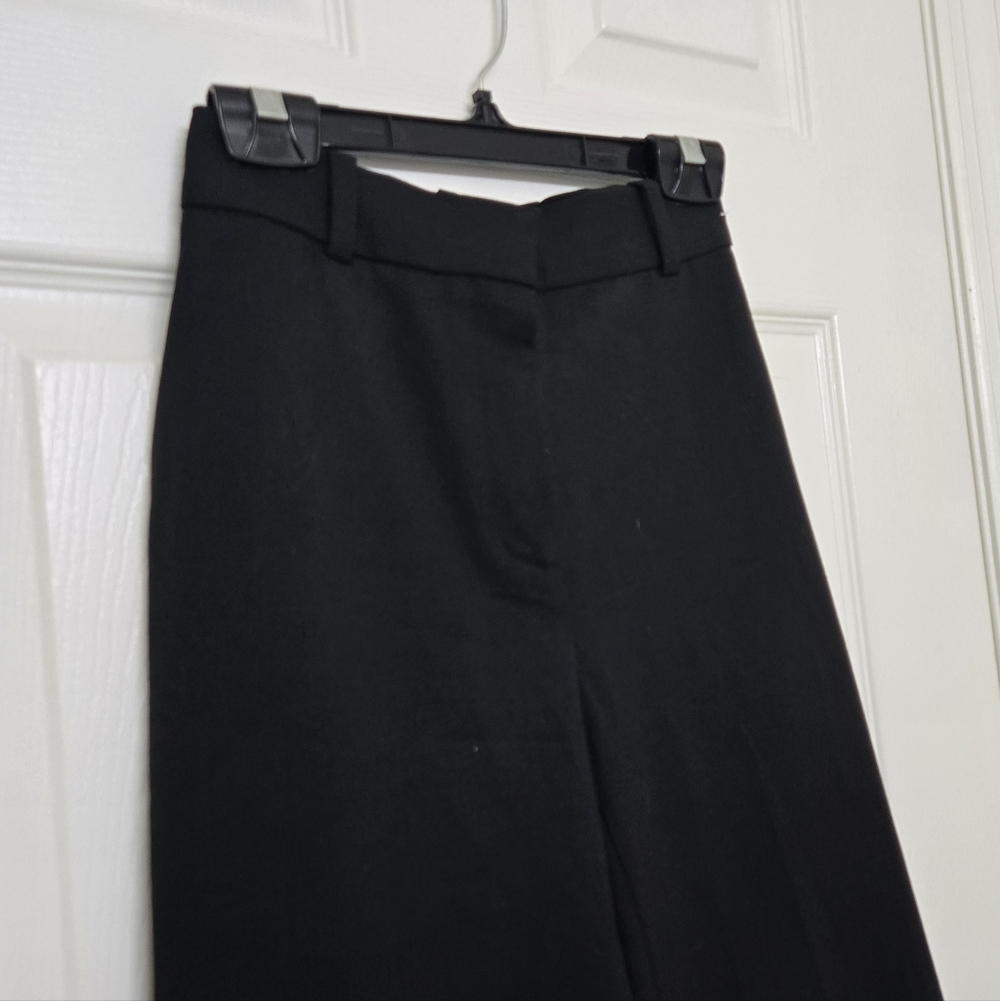 Aritzia Babaton Atelier Agency Pant Trousers City Twill Wide Leg Size 00 Black - Picture 9 of 14